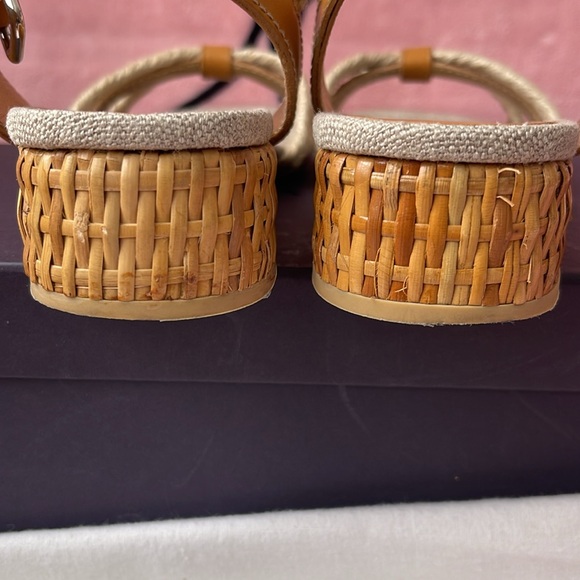 Prada Snake Gold Calf Sandals 35 1/2 - Picture 4 of 12